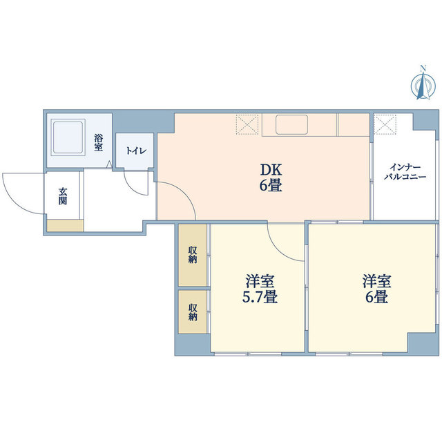 麻布十番中央マンションの間取り