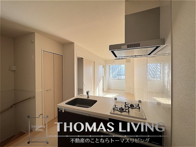 キッチン　2口コンロ付きですよ。