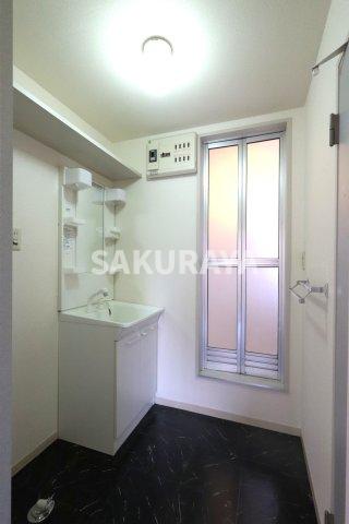 洗面設備　2025年7月撮影。