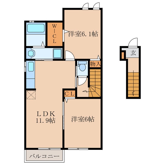 ローズガーデン TKの間取り