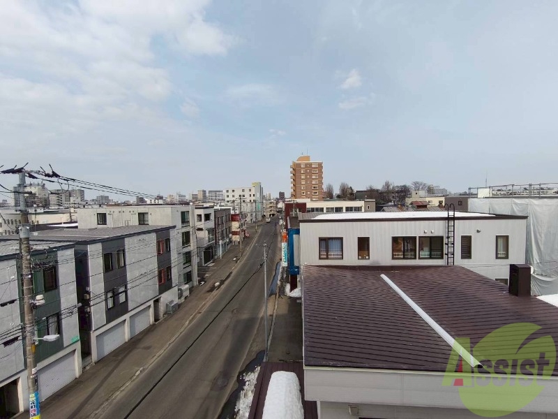 眺望　眺望です。建物はありますが風通しは良さそうです。