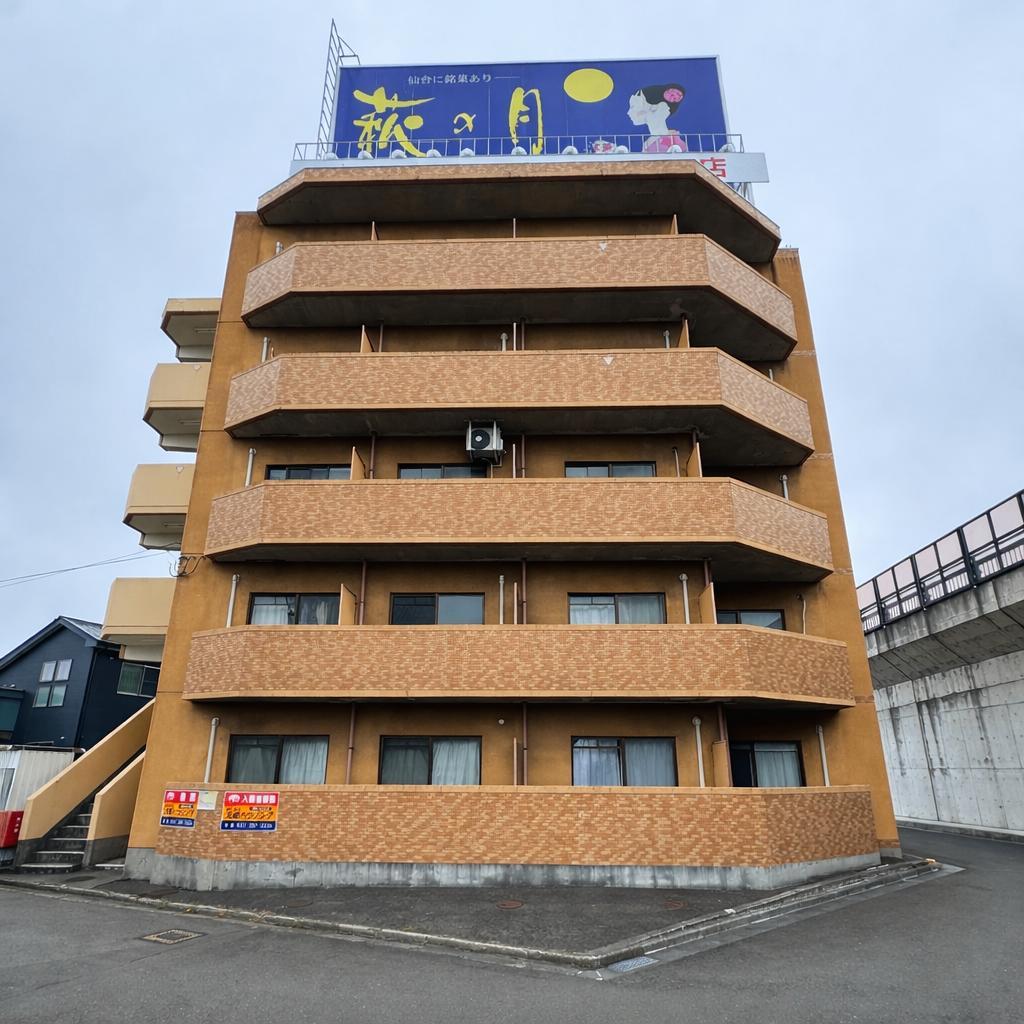 建物外観　薬師堂駅まで徒歩7分、楽天球場まで徒歩10分の立地！