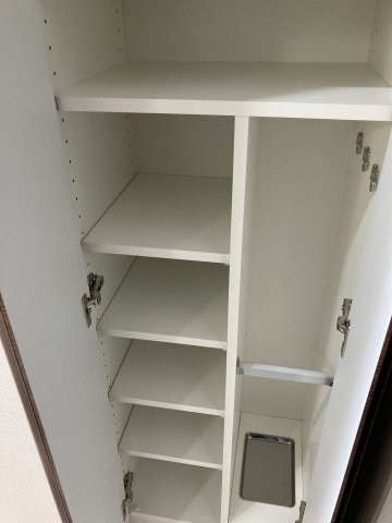 収納　たっぷりとした収納スペースです