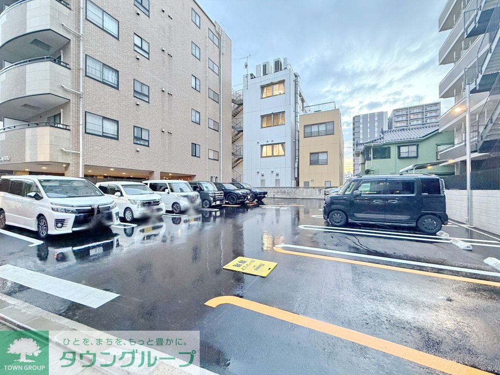 駐車場　眺望