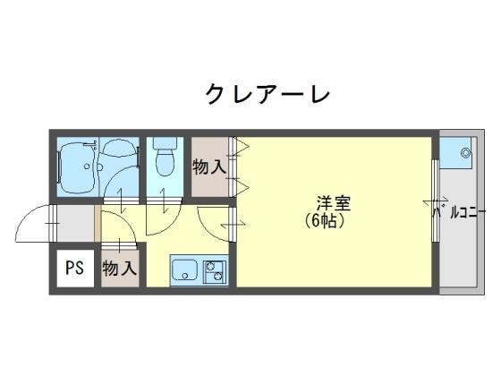 クレアーレの間取り写真