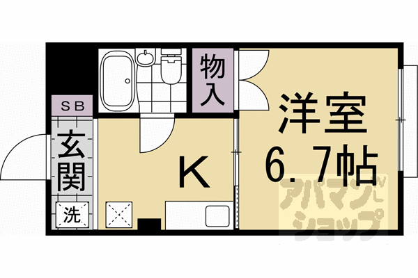 SKBマンションの間取り写真
