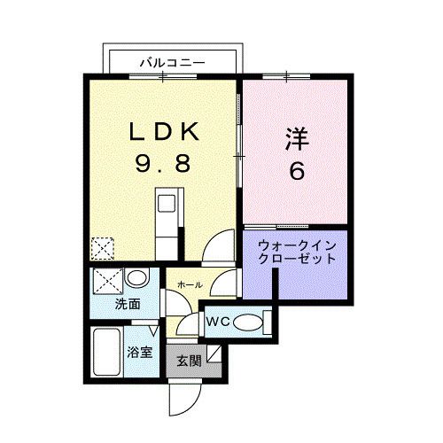 アリエッタ Aの間取り写真