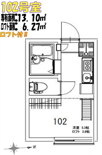 AZEST-RENT浮間舟渡IIの間取り写真