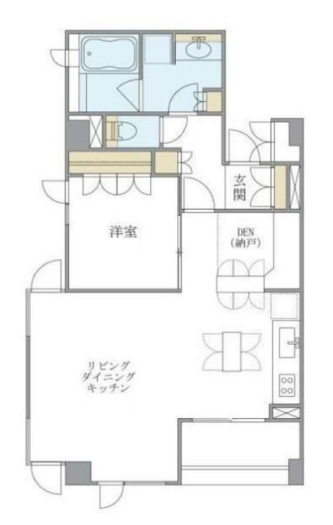 Brillia ist代々木上原の間取り写真