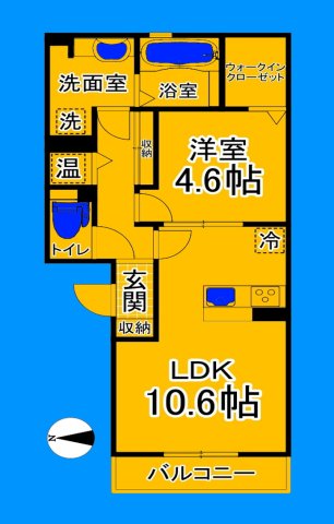 地下鉄御堂筋線 あびこ駅 徒歩7分 3階建 築15年の間取り写真