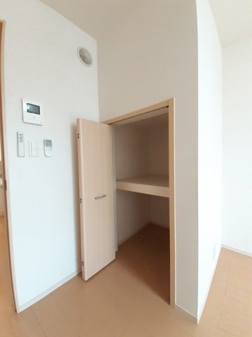 収納　収納のためのスペースです