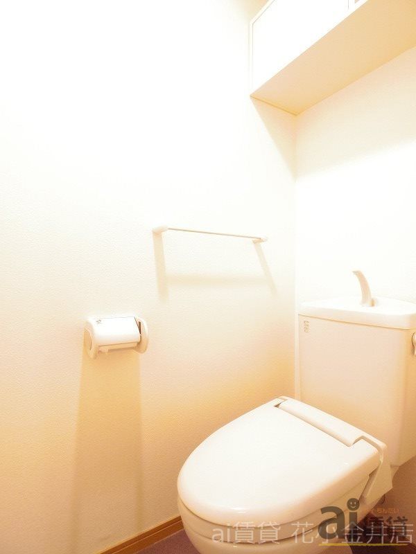 西武拝島線 東大和市駅 徒歩2分 4階建 築21年のトイレ写真