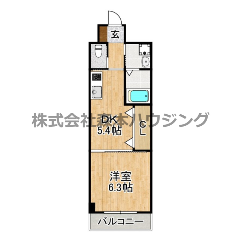 サンフレンドソラーナの間取り写真