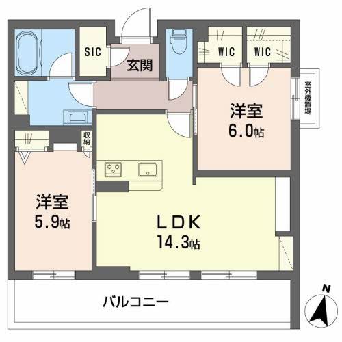 シャーメゾン ヴァンヴェールの間取り写真