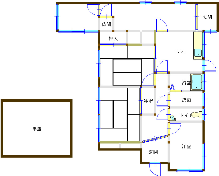 三重県桑名市大字西別所（一戸建）の賃貸物件の間取り