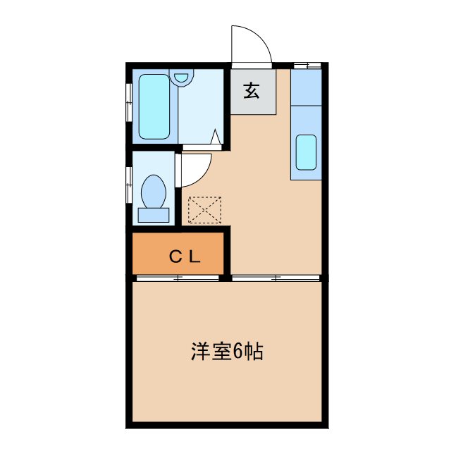 ハイツ松江の間取り