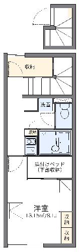 レオパレスベルタＢの間取り