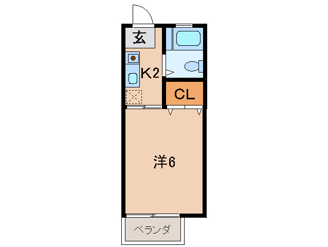 ハイツＫＡＳＳＡＮの間取り