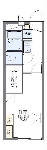 レオパレスアクエリウスの間取り