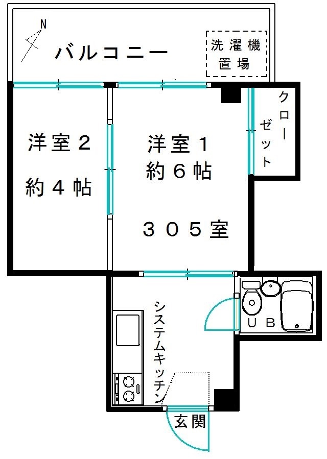 大竹ビルの間取り写真