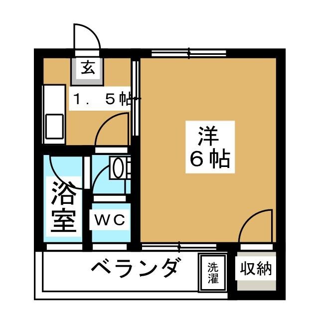 第２中川ハイツの間取り