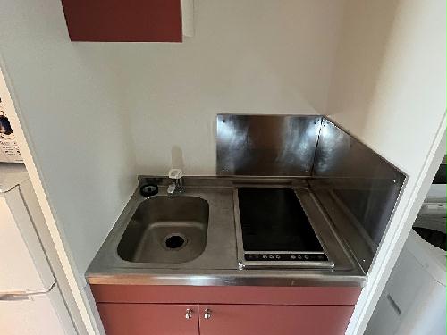 キッチン　シングルレバー設置