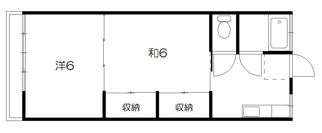 下高原アパートの間取り