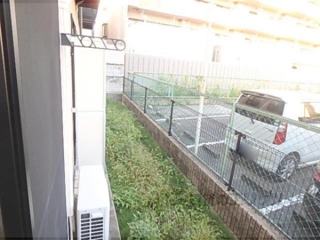 バルコニー　物干し