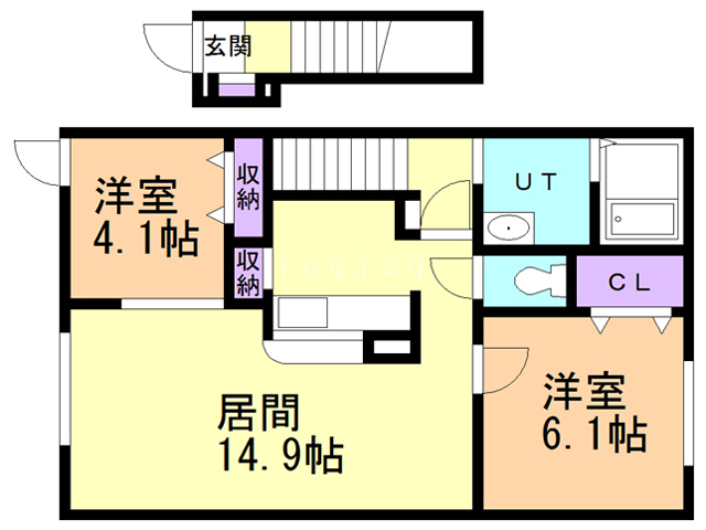 Ｅ１５ＫＡＮの間取り