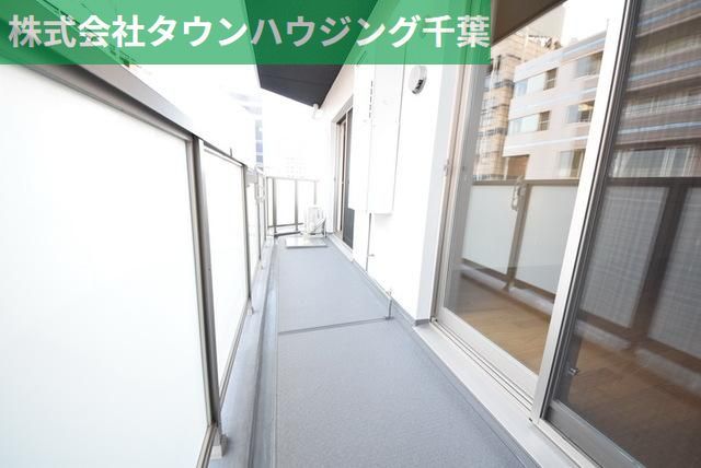 【千葉市中央区弁天のマンションのバルコニー】