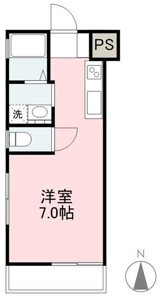 高松市松島町のマンションの間取り