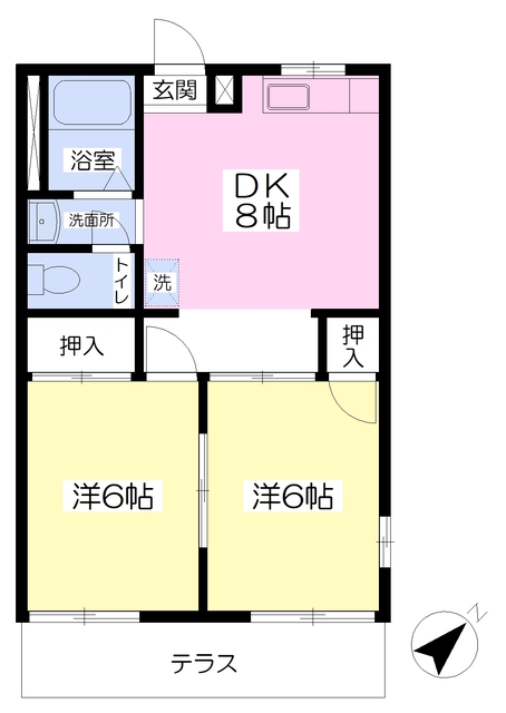 ビラ青木Ｄの間取り