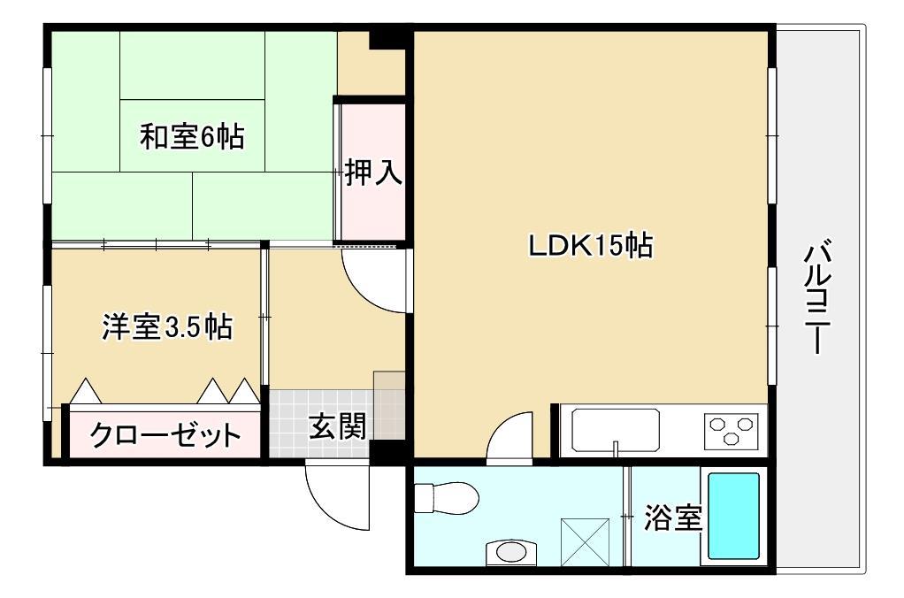 クレセント百花苑の間取り