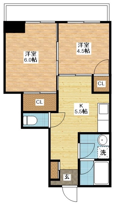 LIBERTY花園の間取り