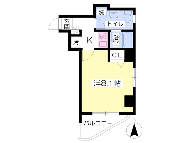 パークサイド西巣鴨の間取り