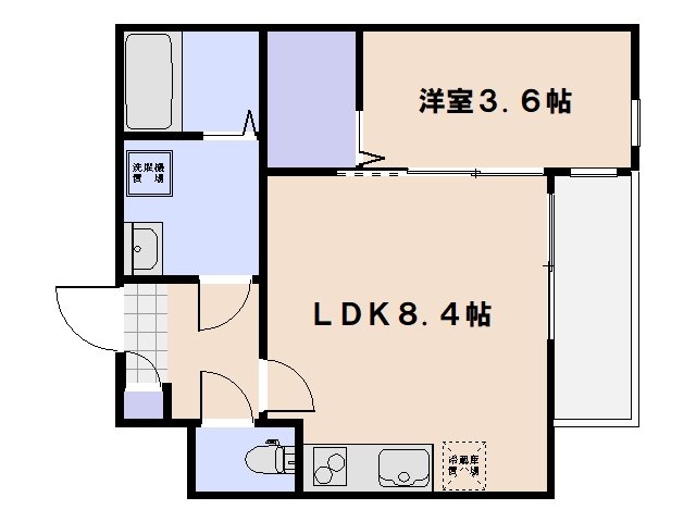 スマイルレジデンス三筋　北館の間取り