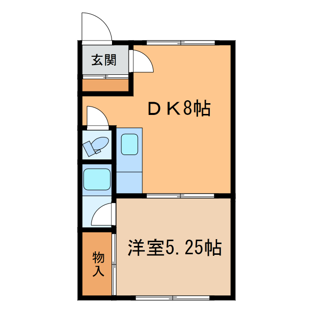 桐朋ハイツの間取り