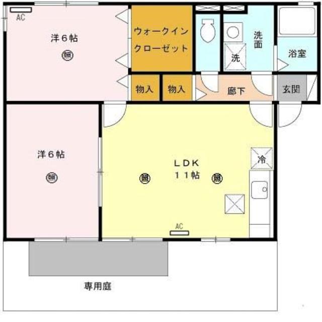 Cozy　Court　B棟の間取り