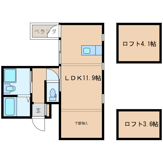 アルテマイスターグエルの間取り