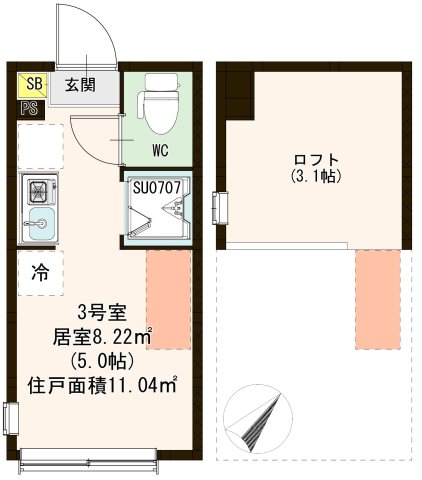 【Casa Esperanza桜台の間取り】