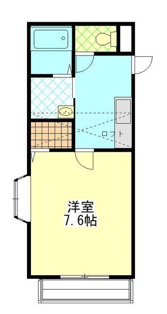 【入間郡毛呂山町大字毛呂本郷のアパートの間取り】