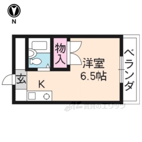 グランタック竜安寺の間取り