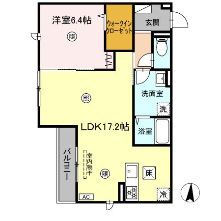 グランヒルHS石垣　　(大和)の間取り