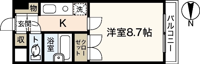 【３ｒｄ　ＩＫＥＭＯＴＯの間取り】