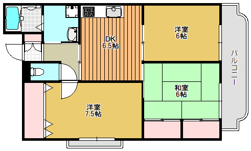 グランパルク木元の間取り