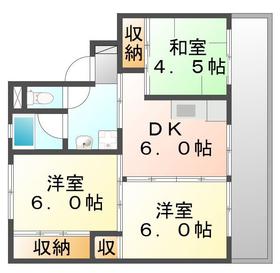 観音寺市豊浜町和田のマンションの間取り