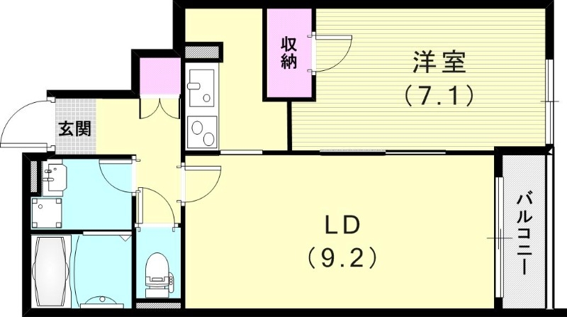 クレイノArinoIIの間取り