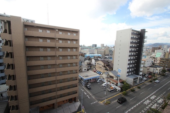 【広島市中区舟入川口町のマンションの眺望】