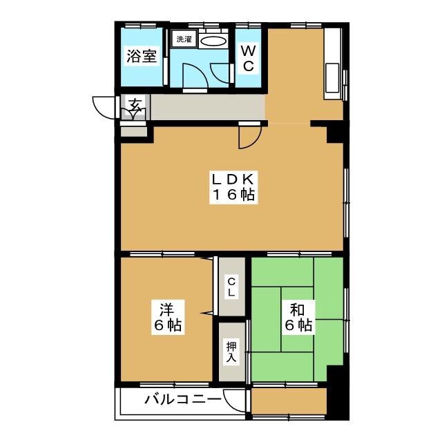 須磨マンションの間取り