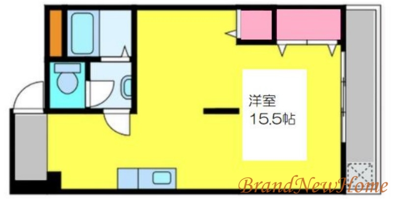 堺市堺区大浜中町のマンションの間取り